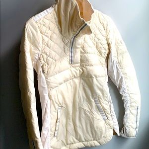 Beige Lululemon Running Jacket